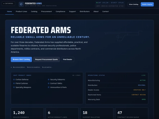 federatedarms screenshot