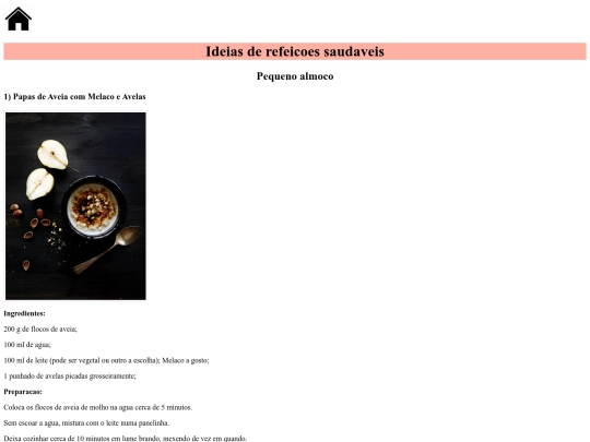Pequenoalmoco screenshot
