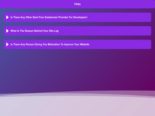 faq screenshot