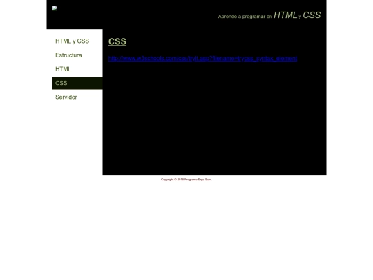 css screenshot