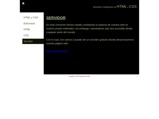 servidor screenshot
