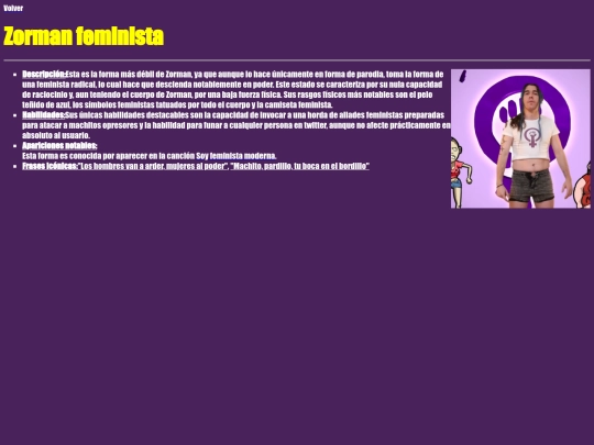 EGOLAND/zormanfeminista screenshot