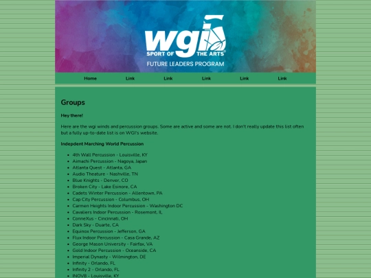 wgi/wgigroups screenshot