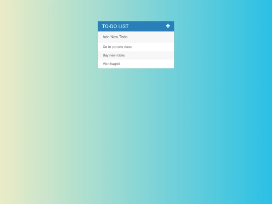 todolist screenshot
