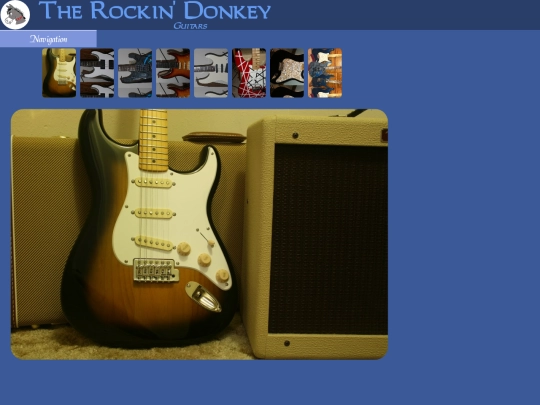 html/guitars screenshot
