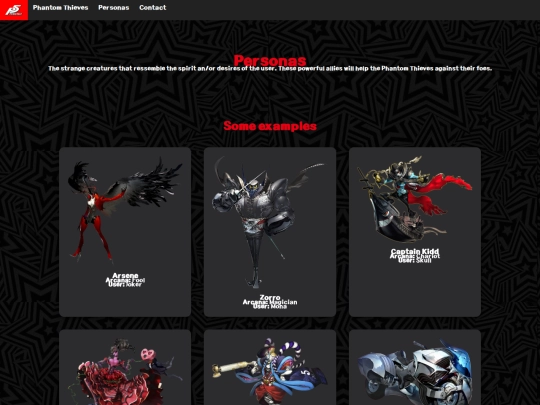 Persona_5/personas screenshot