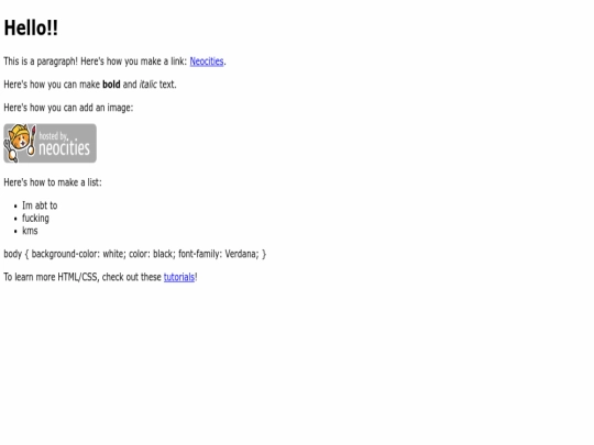 index screenshot