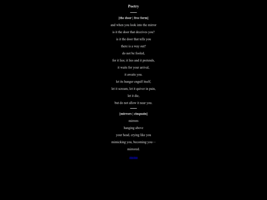 poetry screenshot