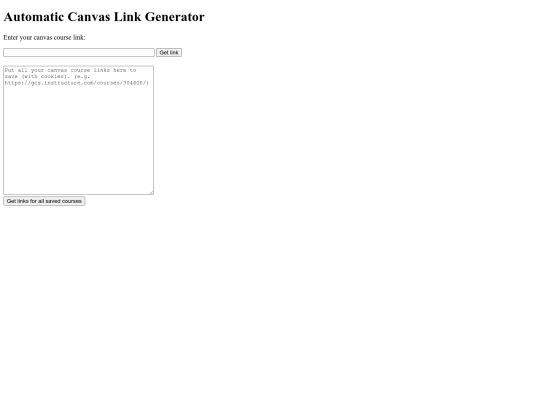 canvaslinks screenshot