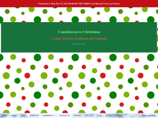 countdowns/Christmas screenshot
