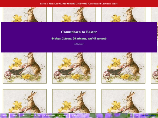 countdowns/Easter screenshot