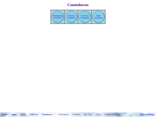 countdowns screenshot
