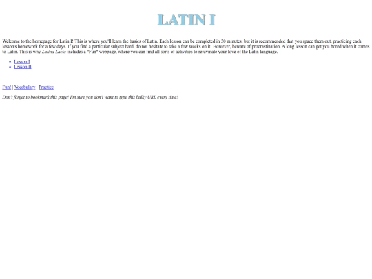 latin/I screenshot