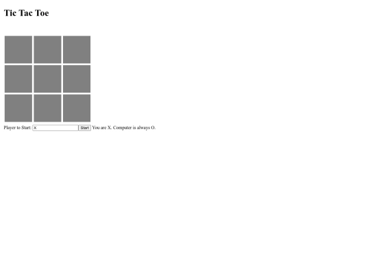 oxo screenshot