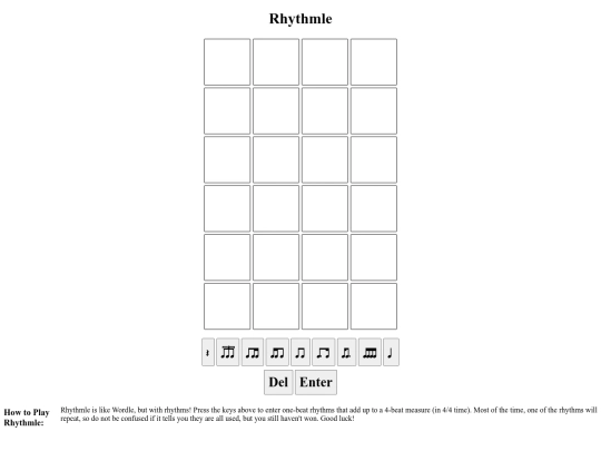 rhythmle screenshot