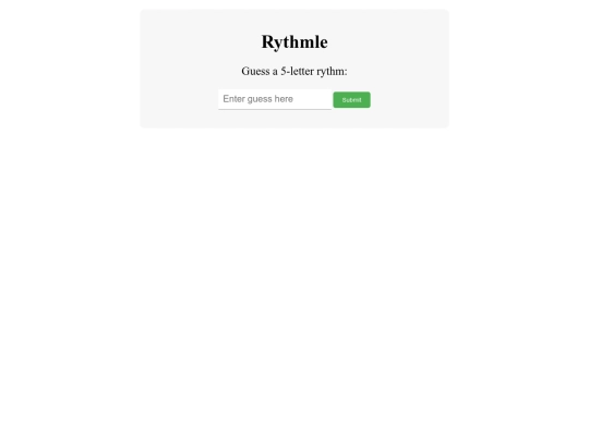 rythmle screenshot
