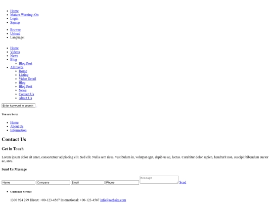 contact screenshot