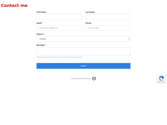contact screenshot
