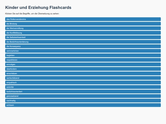 Kinder-und-Erziehung-Flashcards screenshot