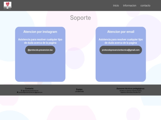 soporte screenshot