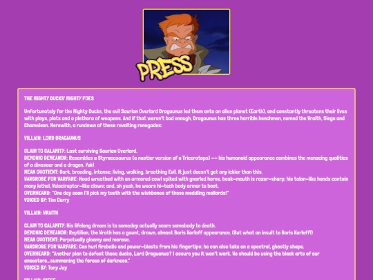 press/foes screenshot