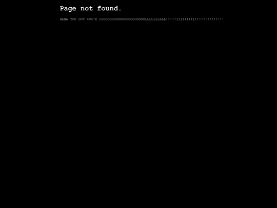 not_found screenshot