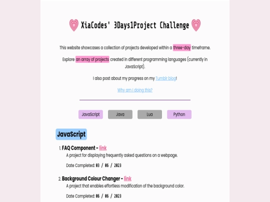 index screenshot