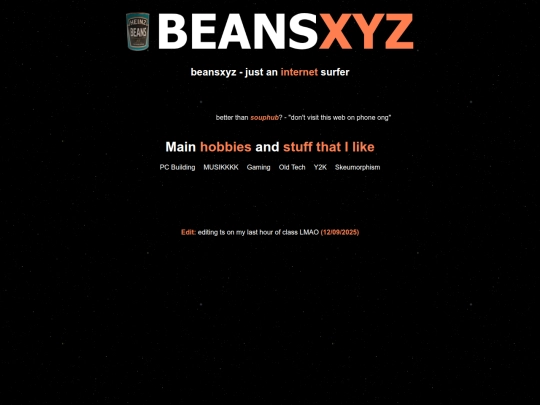 index screenshot