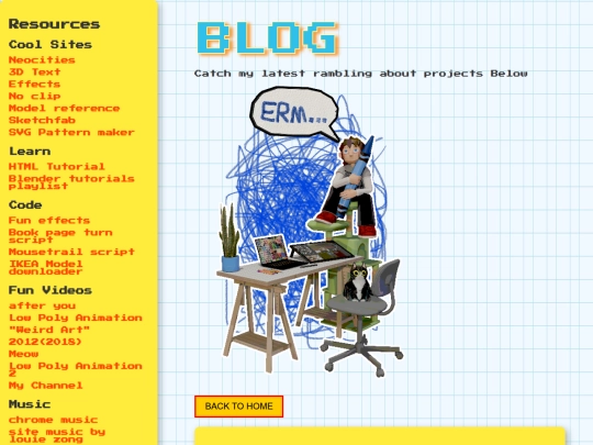 blog screenshot