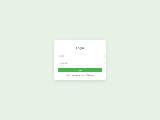 plant/login screenshot