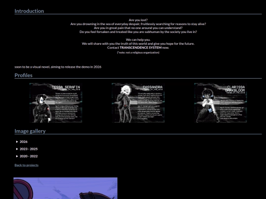 projects/tess screenshot