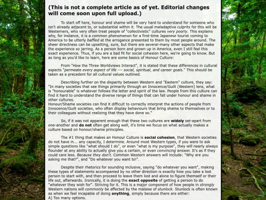 HonourCulture screenshot