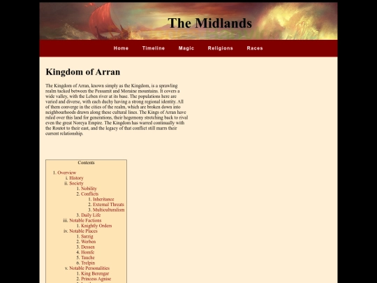 races/human/arran screenshot