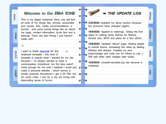 index screenshot