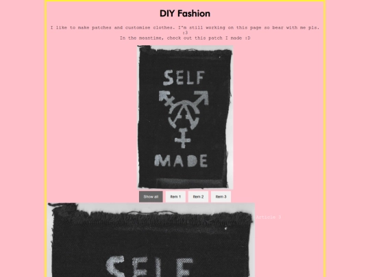 fashion screenshot
