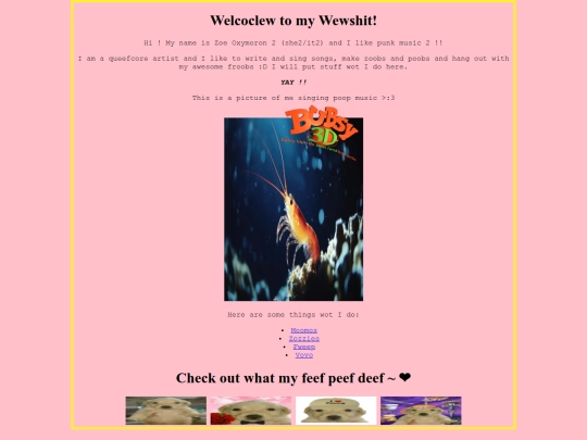 welcolewToMyWewshit screenshot