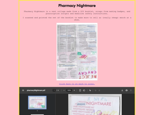 zines/pharmacyNightmare screenshot