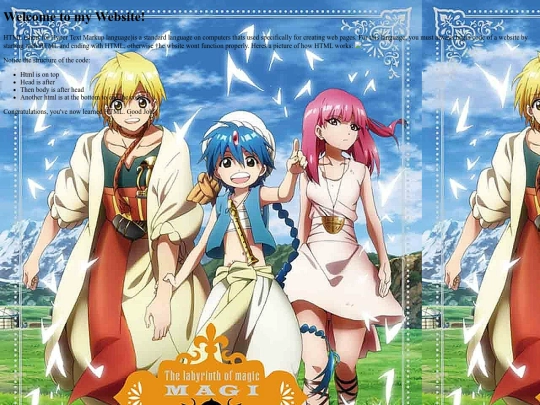 animebeast127htmltutorial screenshot