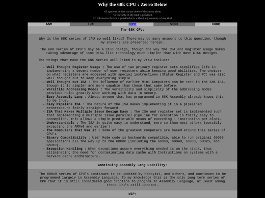 68kcpu screenshot