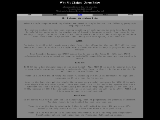 choices screenshot
