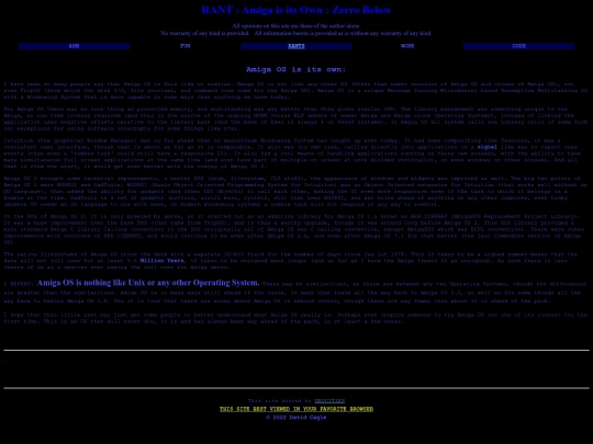 rants/amigaisamiga screenshot