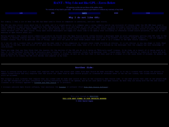 rants/nogoodgpl screenshot