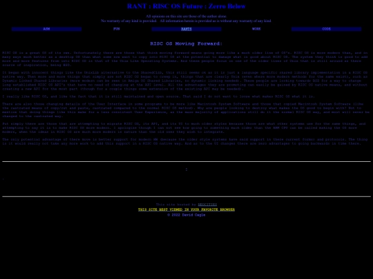rants/rosfuture screenshot