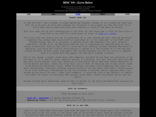 riscos screenshot