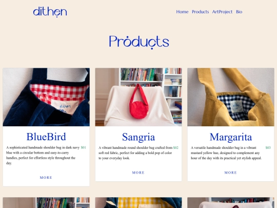 Productpage screenshot