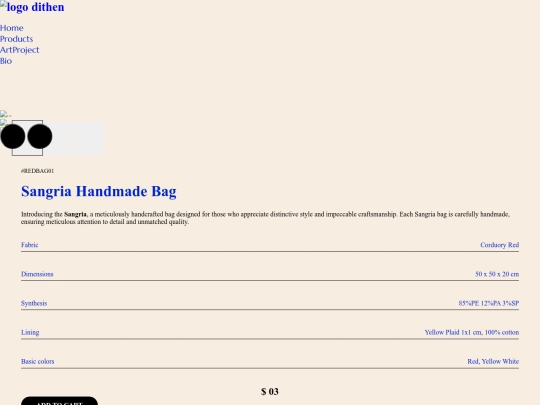 REDSingleProductPage screenshot