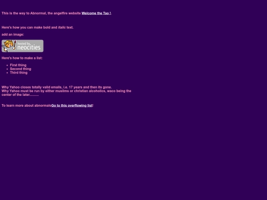 abnormal screenshot