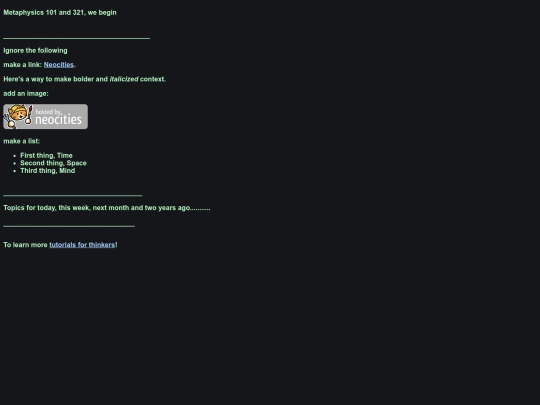 metaphysics screenshot
