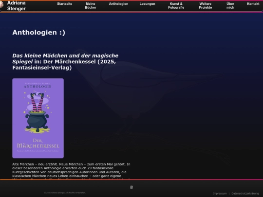 Anthologien screenshot