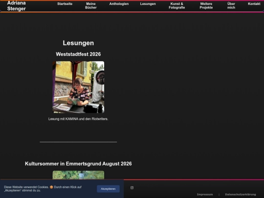 Lesungen screenshot